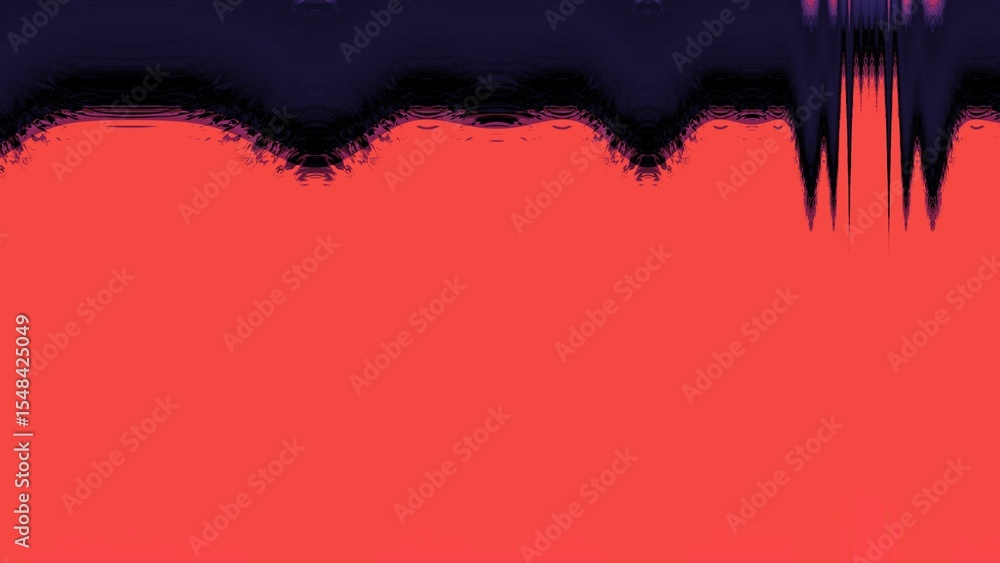 Poster illustration of abstract red and black wave pattern background design