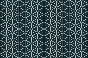 Seamless Textile Template Interior Background Symmetric Cloth Tile Perspective Digital Fashion Shape Wallpaper Art Design Endless Luxury Decoration Graphic Visual Texture Geometric Fabric Pattern.