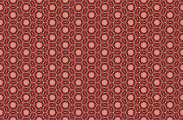 Seamless Textile Template Interior Background Symmetric Cloth Tile Perspective Digital Fashion Shape Wallpaper Art Design Endless Luxury Decoration Graphic Visual Texture Geometric Fabric Pattern.