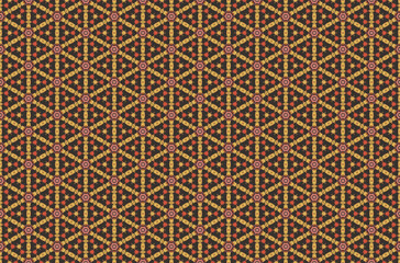 Seamless Textile Template Interior Background Symmetric Cloth Tile Perspective Digital Fashion Shape Wallpaper Art Design Endless Luxury Decoration Graphic Visual Texture Geometric Fabric Pattern.