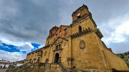 Mongui, Boyaca - Colombia. May 10, 2025. Municipality known as the &ldquo;cradle of footballs&rdquo;
