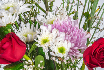flor, ramo, rosa, naturaleza, florecer, primavera, fábrica, floral, manojo, huerta, tulipa,
