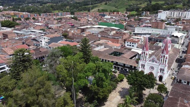 La Ceja del Tambo, Antioquia, Colombia. June 21, 2025. Municipality located in the eastern region of the department