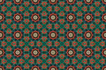 Seamless Geometric Texture Art Design Textile Symmetric Endless Interior Graphic Cloth Fabric Visual Template Perspective Shape Wallpaper Background Luxury Fashion Tile Decoration Digital Pattern.