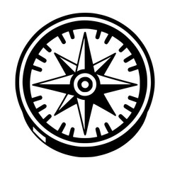 A compass pointing the way, showing direction and guidance. An illustrative and symbolic image of a compass rose