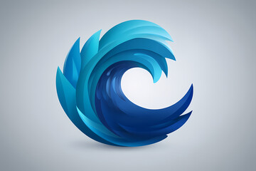 Watch vector logo with metallic tones and gear details