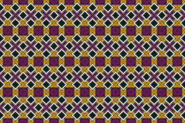 Seamless Perspective Design Interior Geometric Fabric Graphic Tile Textile Symmetric Digital Cloth Art Background Luxury Texture Decoration Shape Wallpaper Fashion Endless Template Visual Pattern.