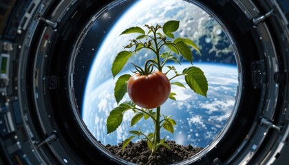 Growing a Tomato Plant in Space Creates Hope for Future Food Sustainability