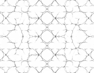 Abstract Geometric Pattern With Interlocking Shapes