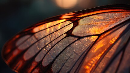 Butterfly Wing Closeup