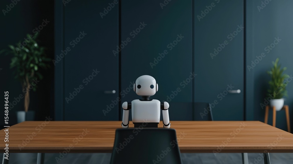 Poster intelligence analyzing data in a sleek office space a futuristic scene of advanced technology poweri