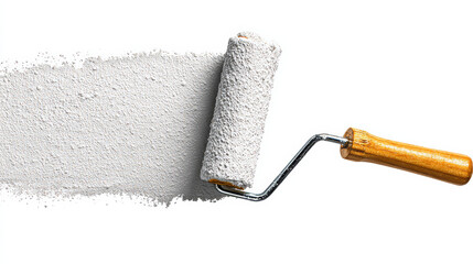 Obraz premium Paint roller isolated on white
