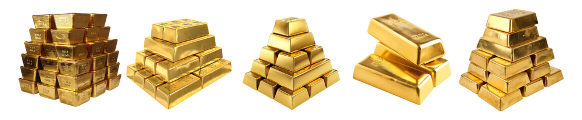 Gold Bars Collection: A Visual Representation of Wealth and Luxury