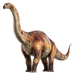 Brachiosaurus isolated on transparent background