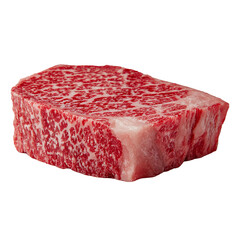 Kobe beef wagyu isolated on transparent background