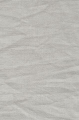 Natural bright linen cotton blend chinos trousers background, grey white khaki canvas fabric swatch pattern, large detailed vertical flax fibers macro closeup, rustic crumpled vintage textured burlap
