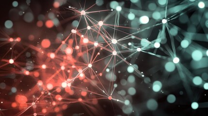 Abstract network graphic