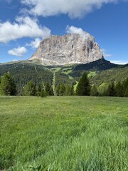 Sasso Lungo Dolomiti Mountain in Italy