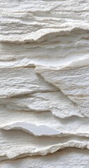 Abstract textured surface with layered ridges.