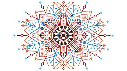 Vibrant Mandala Design with Intricate Patterns.