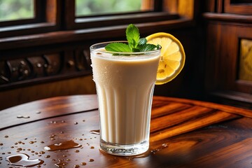 Sattu Drink - Indian Food Beverage Packed with Protein and Cooling Power, Made from Roasted Gram Flour and Spices, Perfect for Beating the Summer Heat Naturally and Deliciously