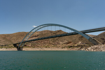 Bridge over Roosevelt Lake in Arizona