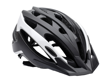Cascos de ciclismo con iluminación suave de estudio