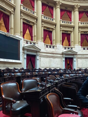 The seats in the Chamber of Deputies in the Argentine National Congress