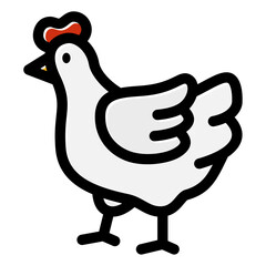 chicken hen icon
