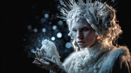 Winter queen portrait