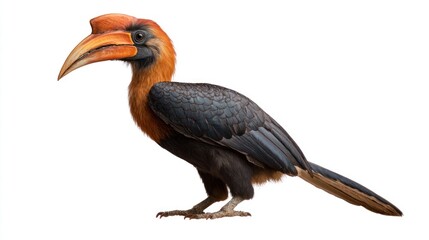 Profile view of a colorful bird (1)