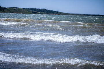 waves on the shore