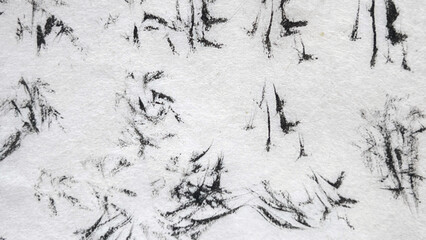 background material, hand-drawn, analog, art drawn in ink, drawing created with ink and brush