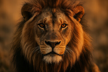 Obraz premium close up of a lion