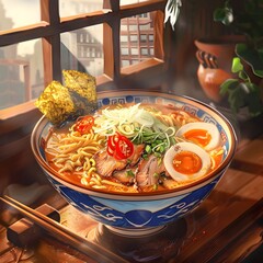 Perfect Ramen Texture Revealed in Bright, Culinary Photography