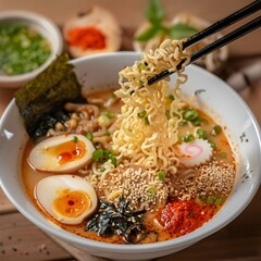 Comparison of Ramen and Other Noodle Soups in Professional Photography