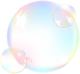 다양한 비눗방울 일러스트