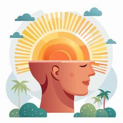 Person with an open mind 