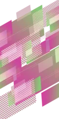 Gordijnen ピンク　テクノロジー　デジタル　模様　背景 © J BOY