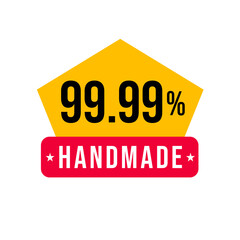 99.99% handmade label png natural chalkboard tag png creative icon file png