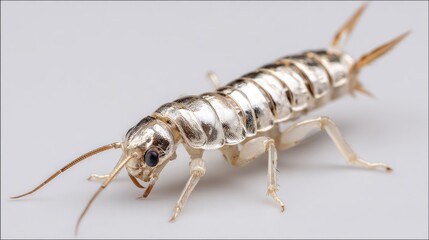 Close-up of a metallic insect