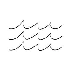 Wave line icon