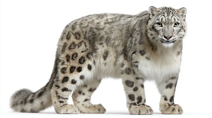 Fototapeta premium Snow Leopard in Profile