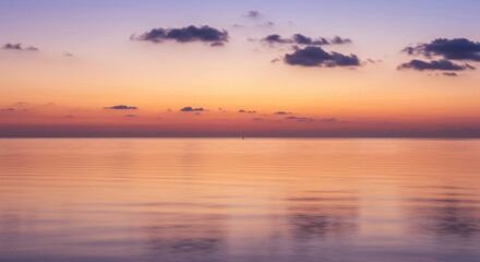 Fototapeta premium sunset over the ocean