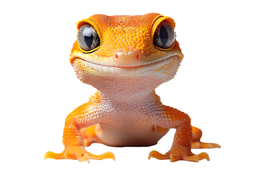 gecko isolated on a transparent background