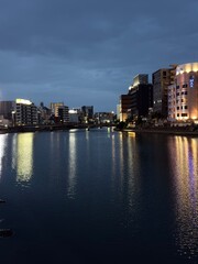 Obraz premium san diego skyline at night