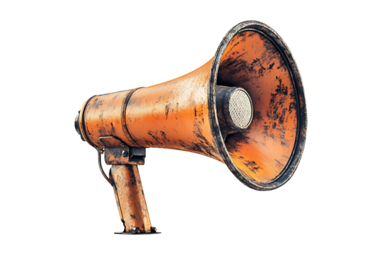 Megaphone isolated on a transparent background