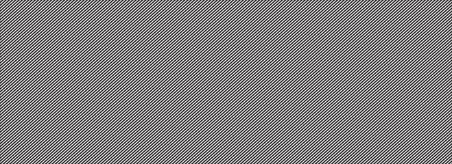 Thin diagonal line seamless pattern. Repeated fine slash lines background. Pinstripe wallpaper. Black and white tilted slanted strip backdrop. Repeating oblique linear texture overlay
