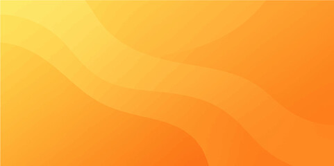 Abstract orange and yellow gradient vector illustration with dynamic wave patterns and artistic light effects