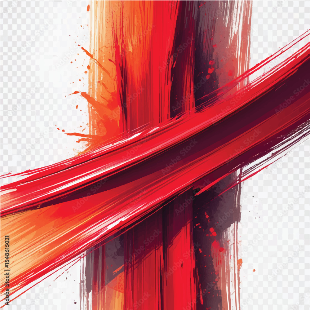 Poster an abstract red background with textured lines and a grunge pattern, creating a dark, illustrative d